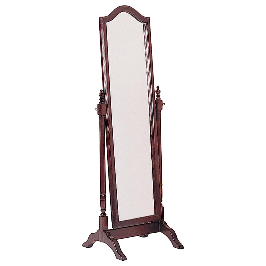 Coaster Cabot Wood Adjustable Full Length Cheval Mirror Merlot 3103