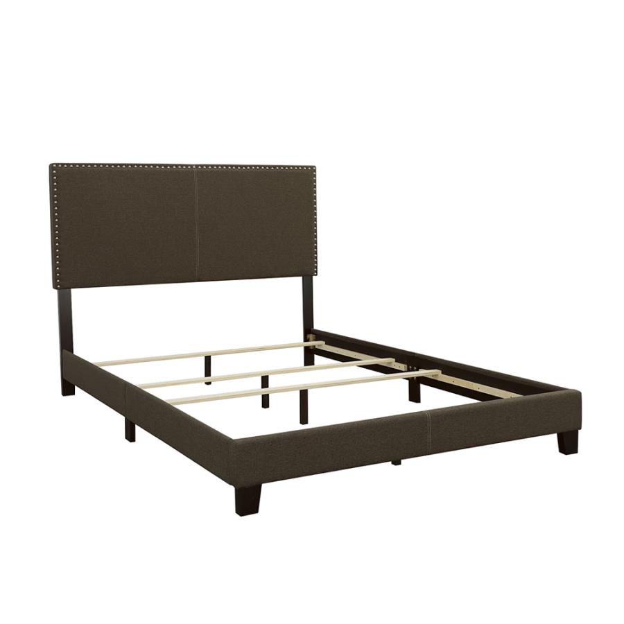 Coaster Boyd Upholstered Queen Panel Bed Charcoal 350061Q Thumbnail