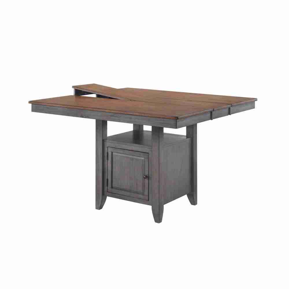 Sp5442 - St. Pete Gathering Table W/12" Leaf & Square Storage Base Thumbnail