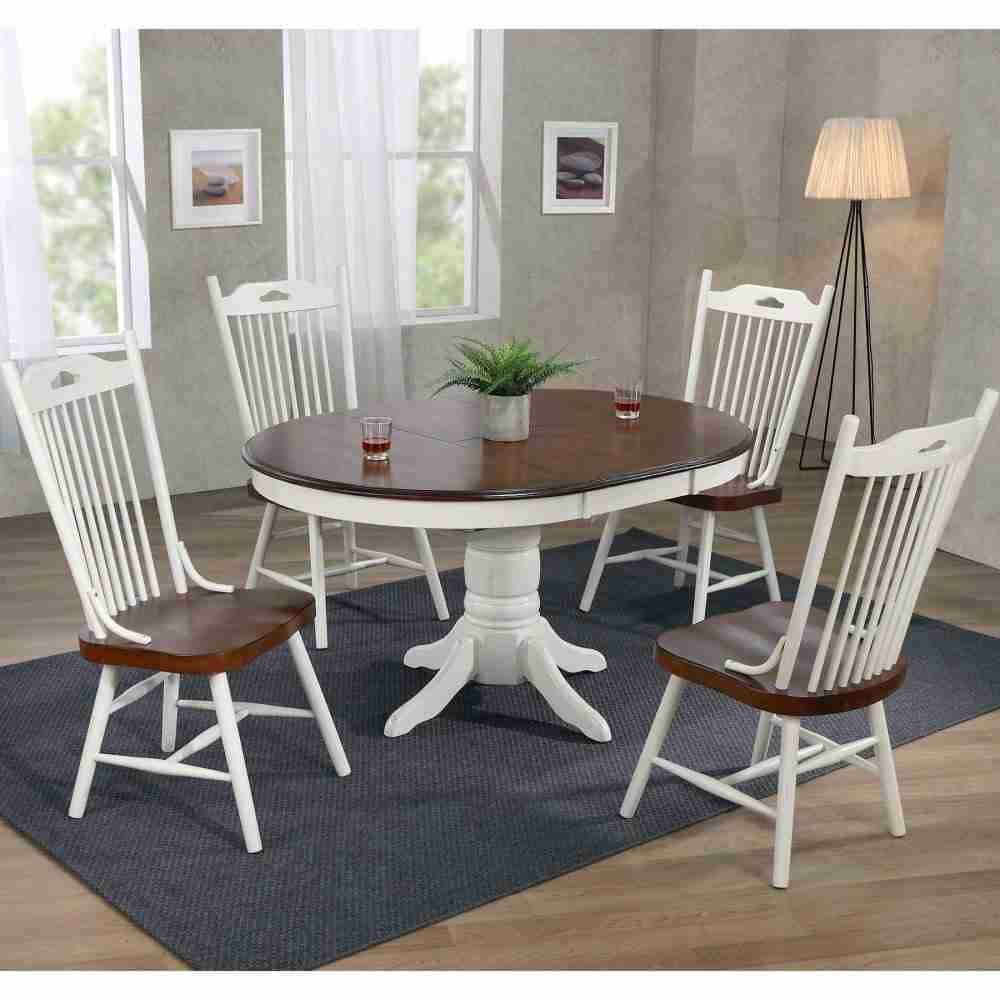 Ws4257 - Windswept Shores Pedestal Dining Table W/1 - 15" Butterfly Leaf Thumbnail