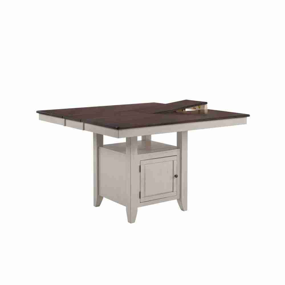 Sp5442 - St. Pete Gathering Table W/12" Leaf & Square Storage Base Thumbnail