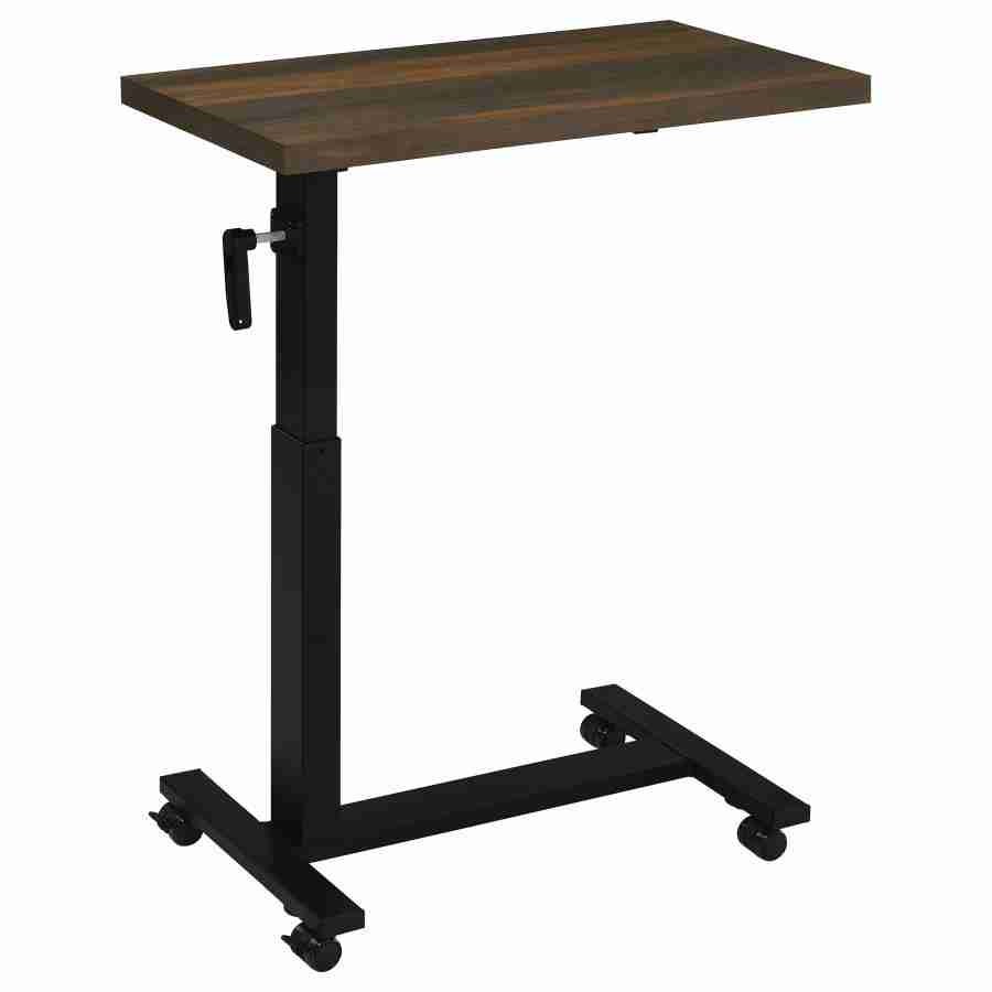 Coaster Westpark Height Adjustable Mobile Bedroom C-Table Dark Pine 315886
