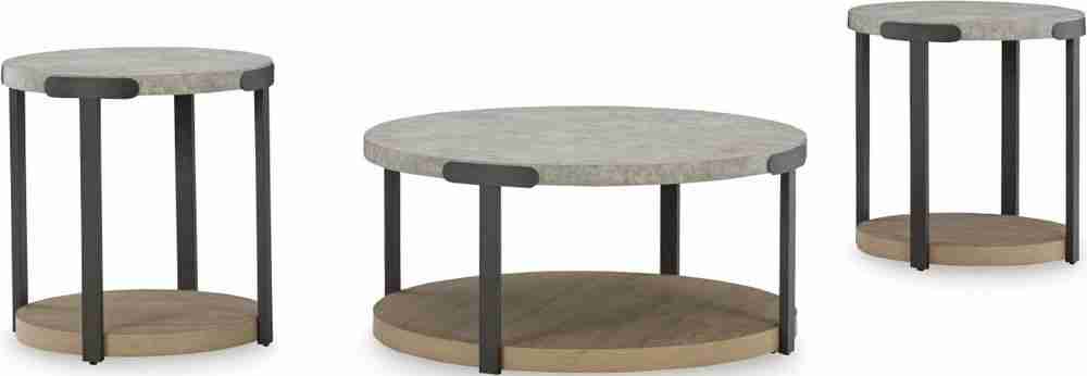Ashley Furniture Darthurst Occasional Table Set (3/CN) in Light Brown