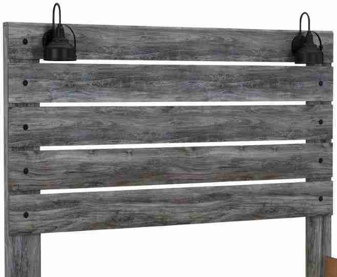 Ashley Furniture Baystorm Queen Panel Headboard in Gray